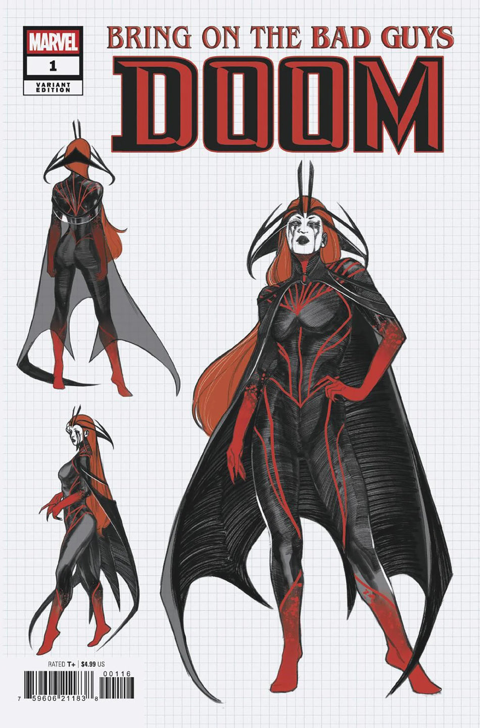 Bring On the Bad Guys: Doom #1 Alessandro Cappuccio 1:10 Design Variant 06/18/25