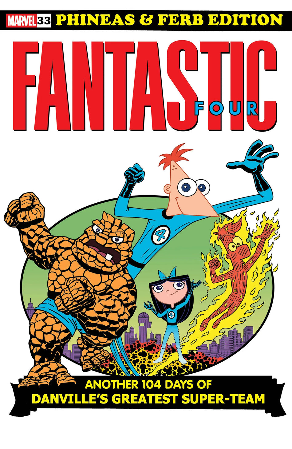 Fantastic Four #33 Dan Povenmire Phineas And Ferb Variant [Doom] 06/25/25