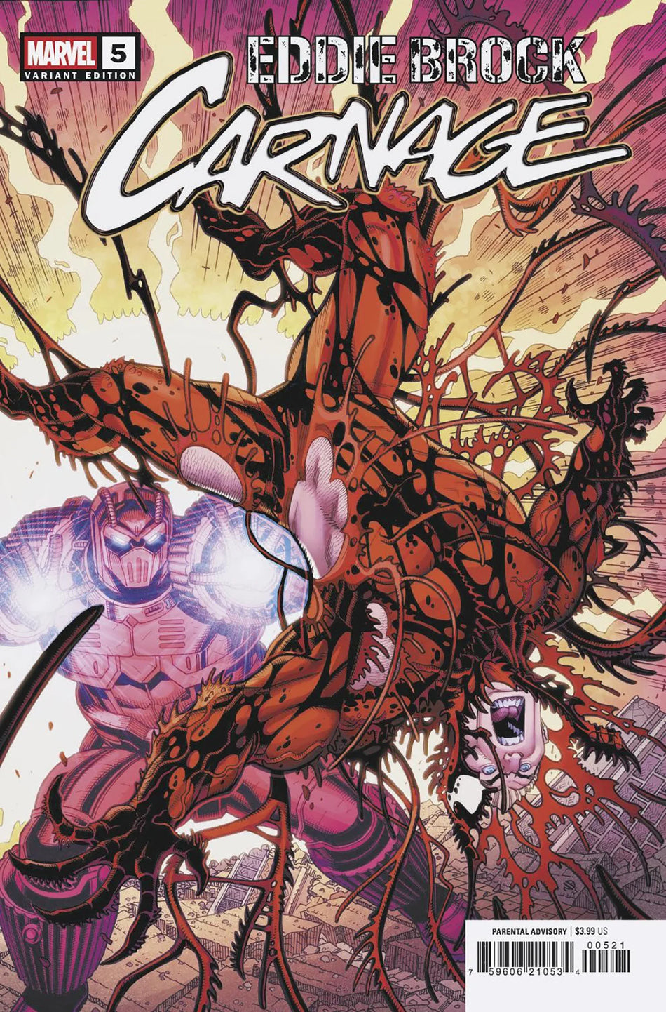 Eddie Brock: Carnage #5 Nick Bradshaw Bring On the Bad Guys Variant 06/11/25