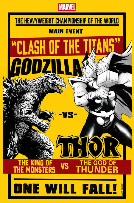 Godzilla vs. Thor #1 Lee Garbett Versus Variant 07/02/25