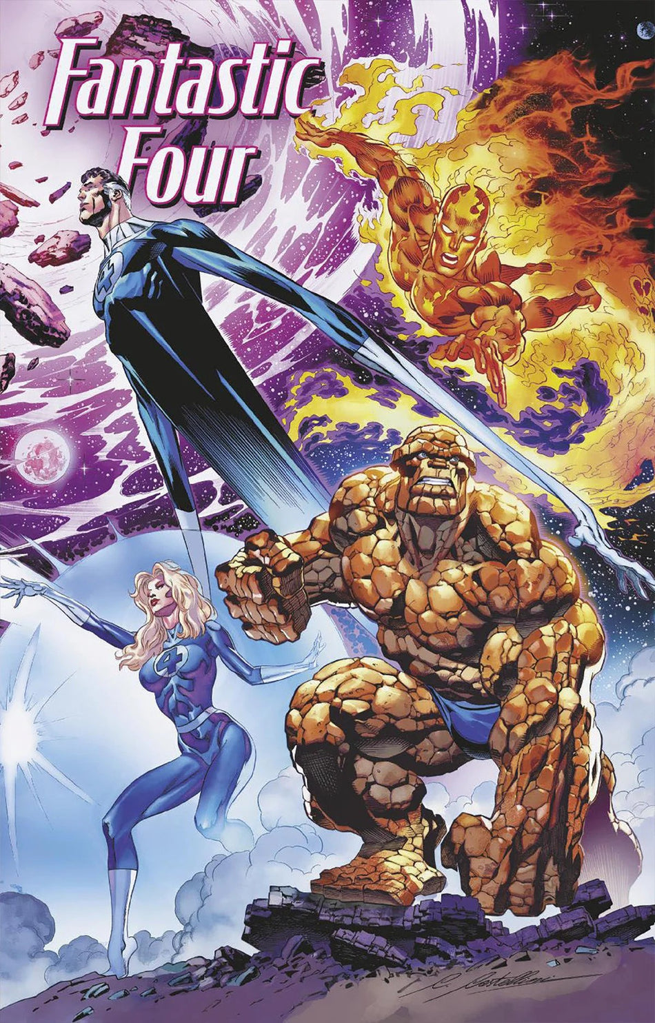 Fantastic Four #1 1:25 Claudio Castellini Wraparound Variant 07/09/25