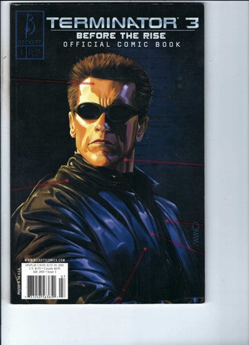 Terminator 3 Before the Rise Official Comic Book