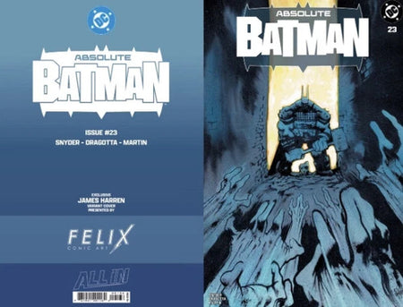 Absolute Batman #23 FELIX Comics Art James Harren Exclusive Trade Dress NM+