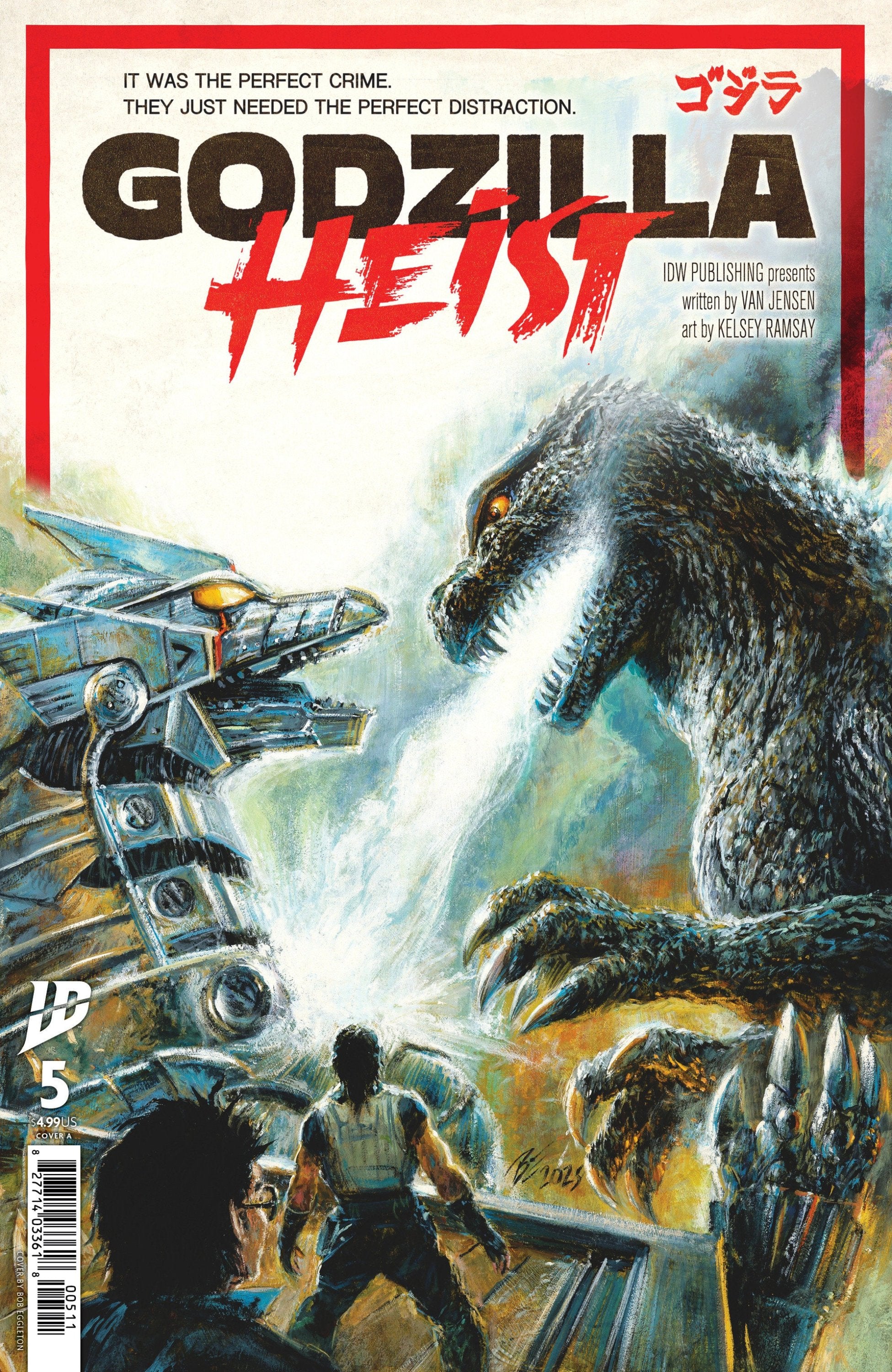 Godzilla: Heist #5 CVR A Eggleton 07/02/25