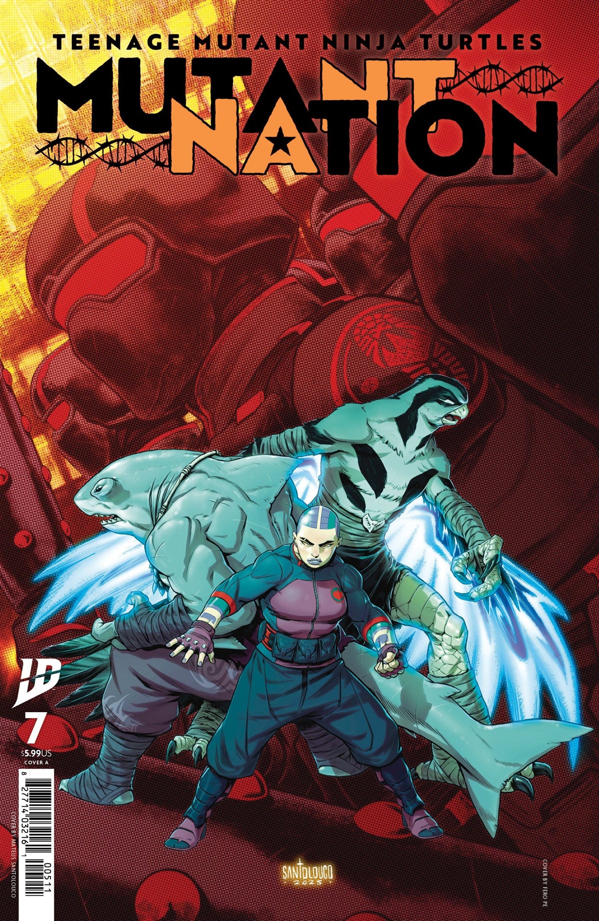 Teenage Mutant Ninja Turtles: Mutant Nation #7 CVR A Santolouco 06/11/25