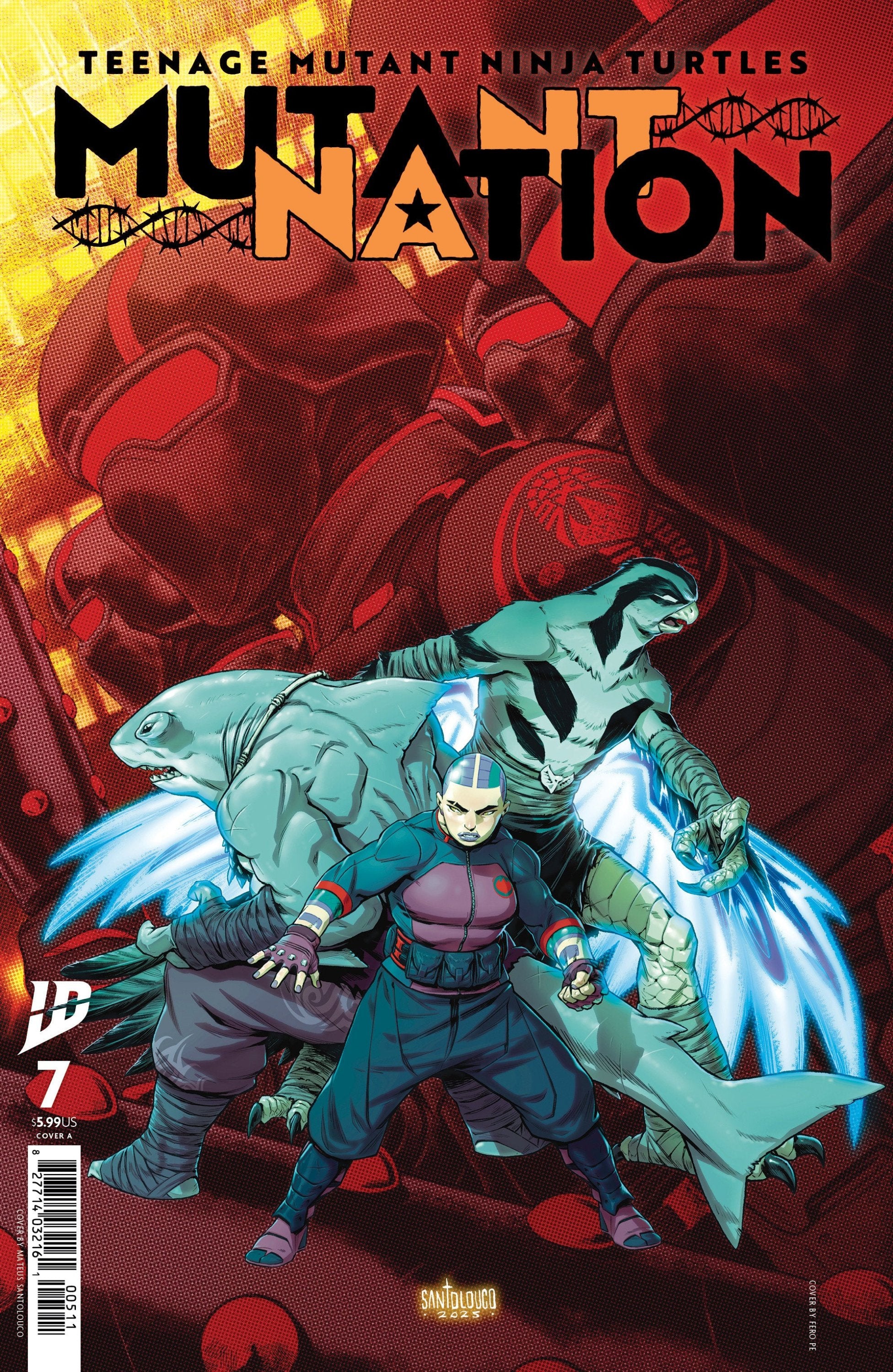 Teenage Mutant Ninja Turtles: Mutant Nation #7 CVR A Santolouco 06/11/25