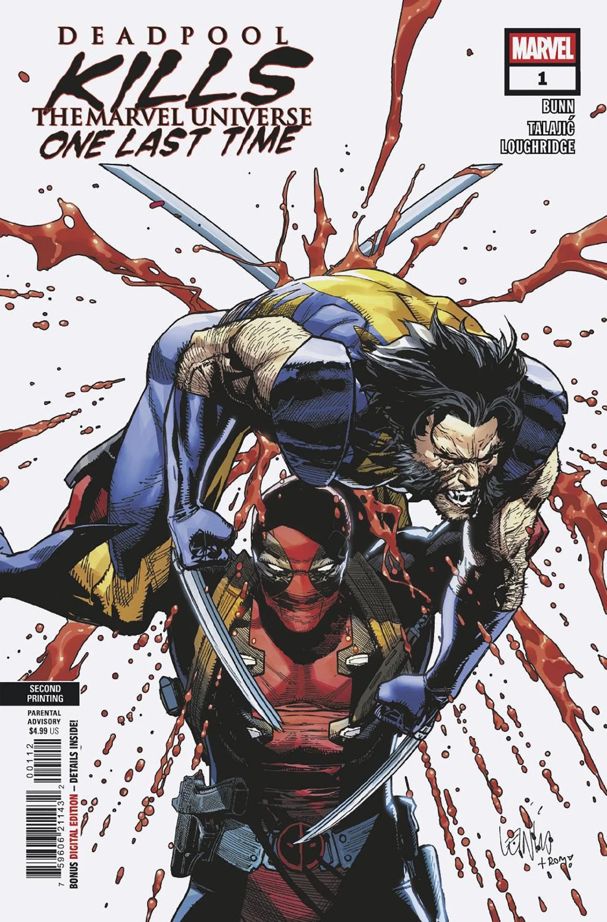 Deadpool Kills the Marvel Universe One Last Time #1 Leinil Yu 2nd Print Variant 05/14/25
