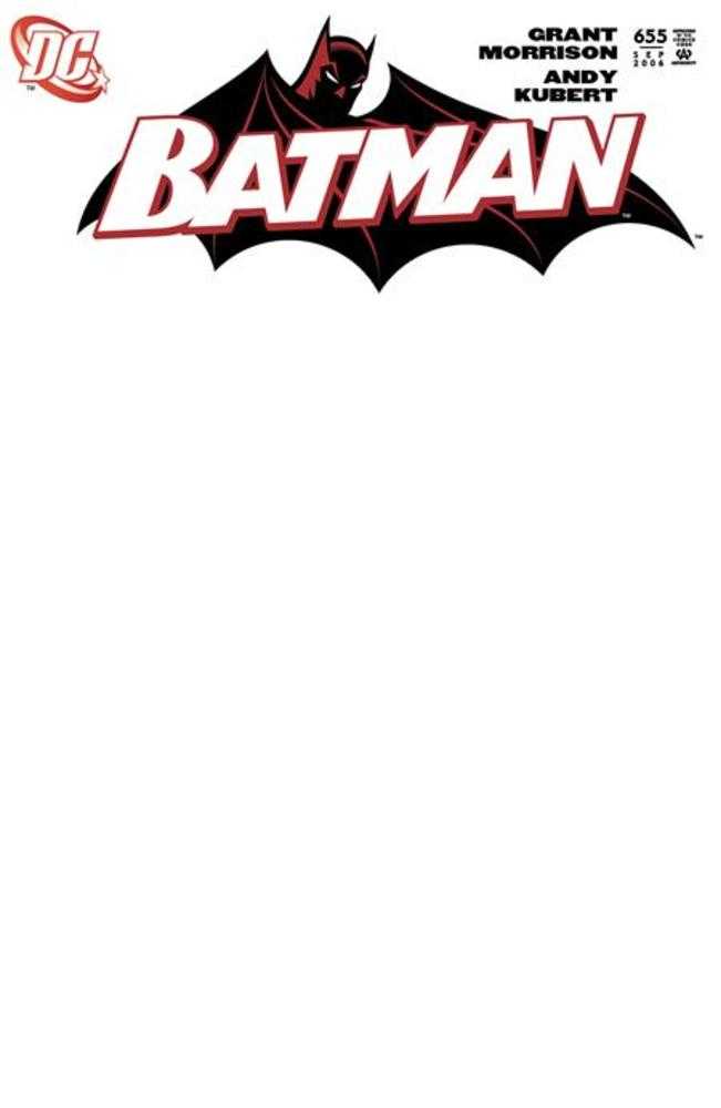 Batman #655 Facsimile Edition CVR D Blank Variant 07/16/25