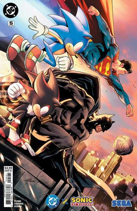 DC X Sonic the Hedgehog #5 CVR B Lucas Meyer Card Stock Variant 07/30/25 (Of 5)