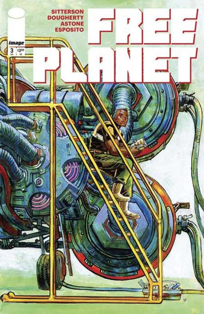 Free Planet #3 CVR B Jed Dougherty Ladder Variant 07/09/25