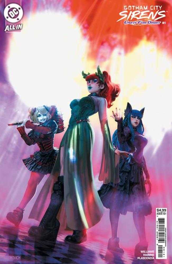 Gotham City Sirens Unfit For Orbit #1 CVR B Noobovich Card Stock Variant 07/02/25 (Of 5)