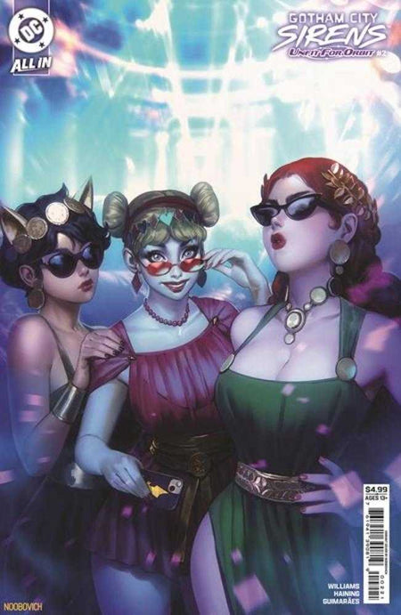Gotham City Sirens Unfit For Orbit #2 CVR B Noobovich Card Stock Variant 07/09/25 (Of 5)