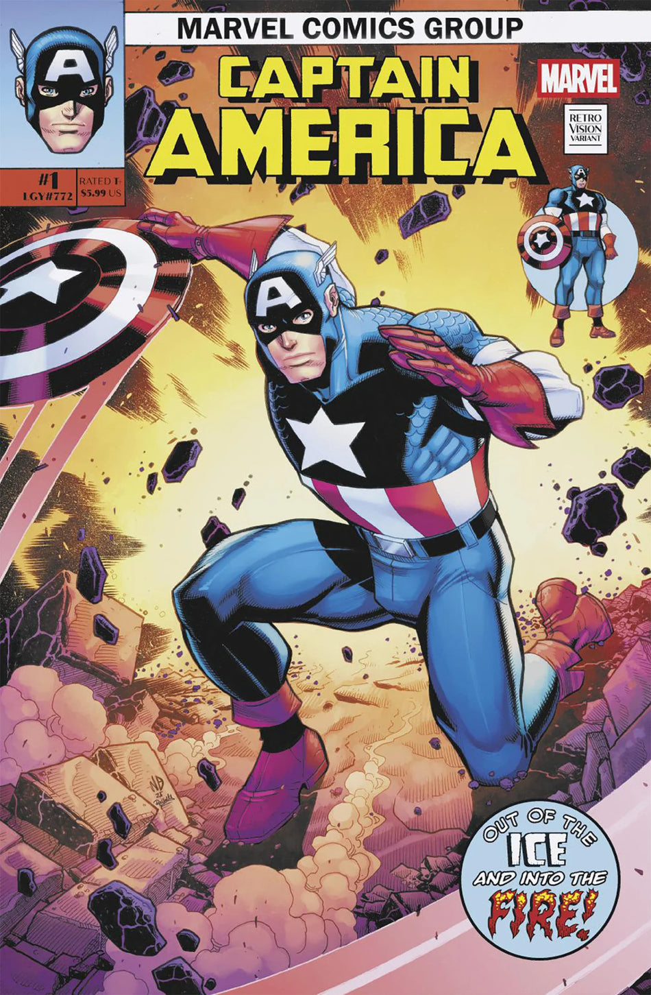 Captain America #1 Nick Bradshaw Retrovision Variant 07/02/25
