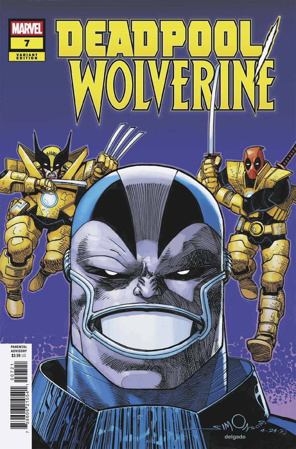 Deadpool/Wolverine #7 Walt Simonson Variant 07/16/25