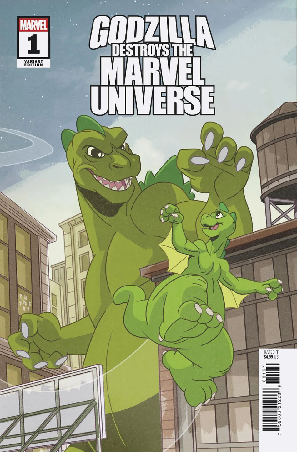 Godzilla Destroys the Marvel Universe #1 Sean Galloway Animation Variant 07/16/25