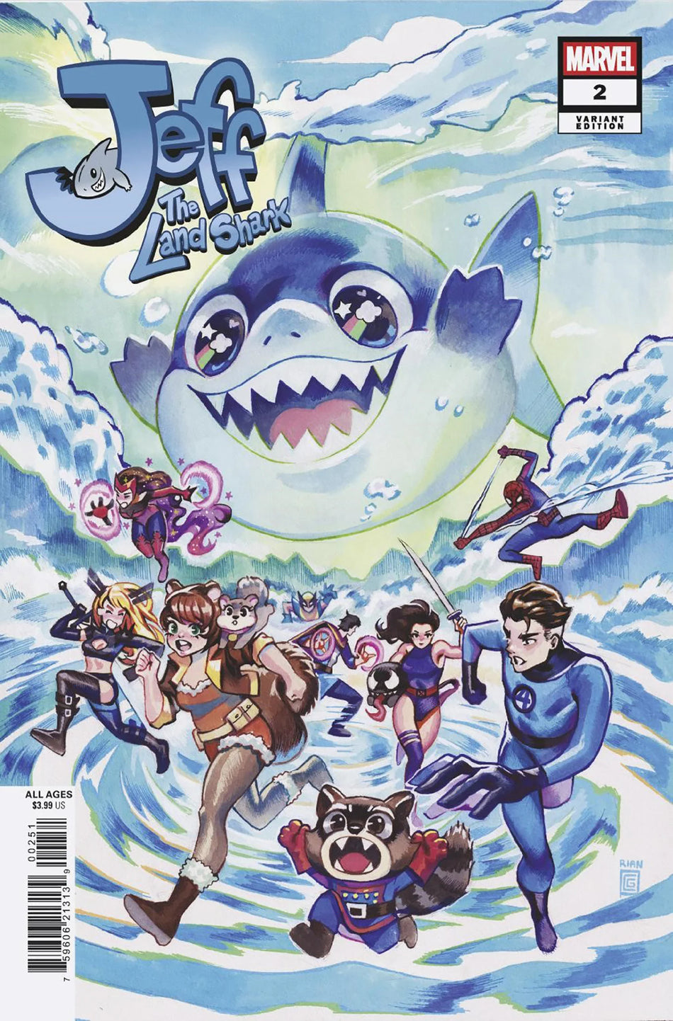 Jeff the Land Shark #2 Rian Gonzales Variant 07/23/25