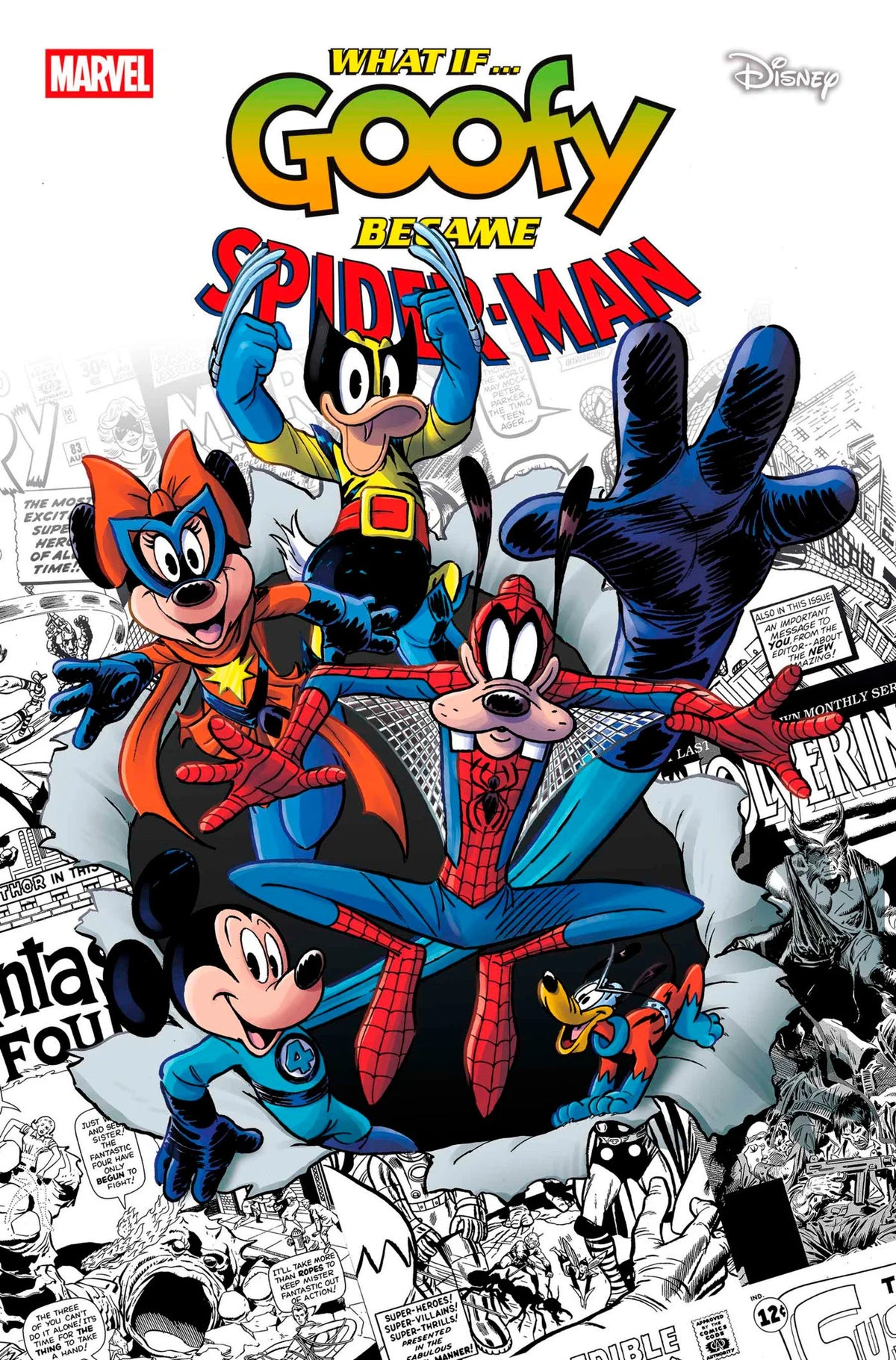 What If...? Goofy Became Spider-Man #1 Andrea Freccero Variant 07/30/25