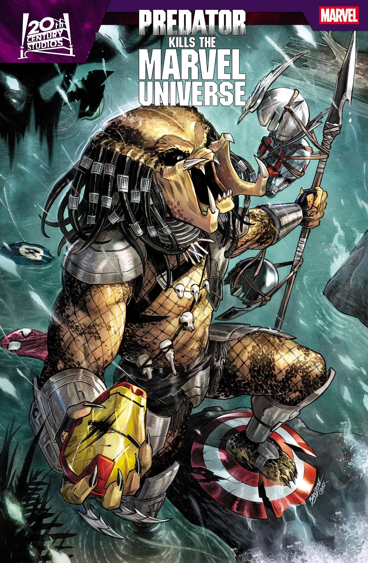 Predator Kills the Marvel Universe #1 Michele Bandini Foil Variant 08/13/25