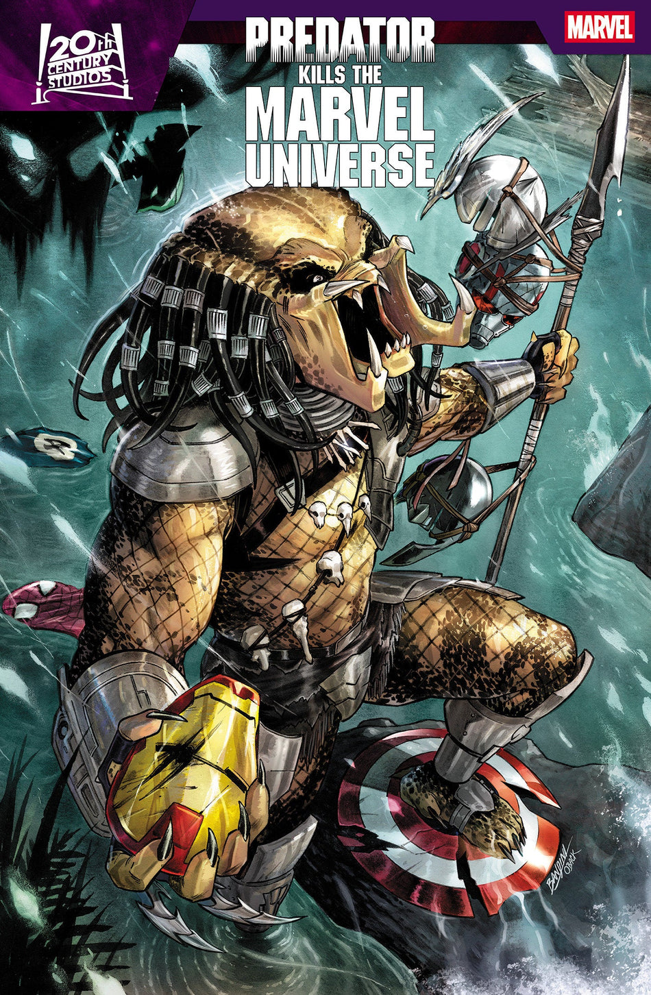 Predator Kills the Marvel Universe #1 Michele Bandini Foil Variant 08/13/25
