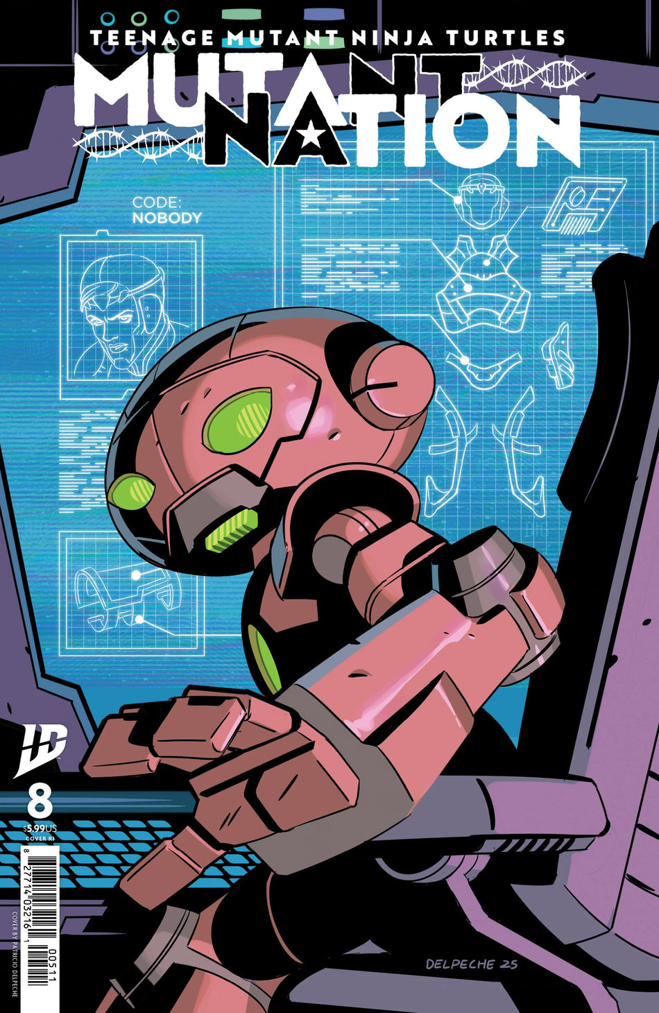 Teenage Mutant Ninja Turtles: Mutant Nation #8 1:10 Delpeche Variant 07/09/25