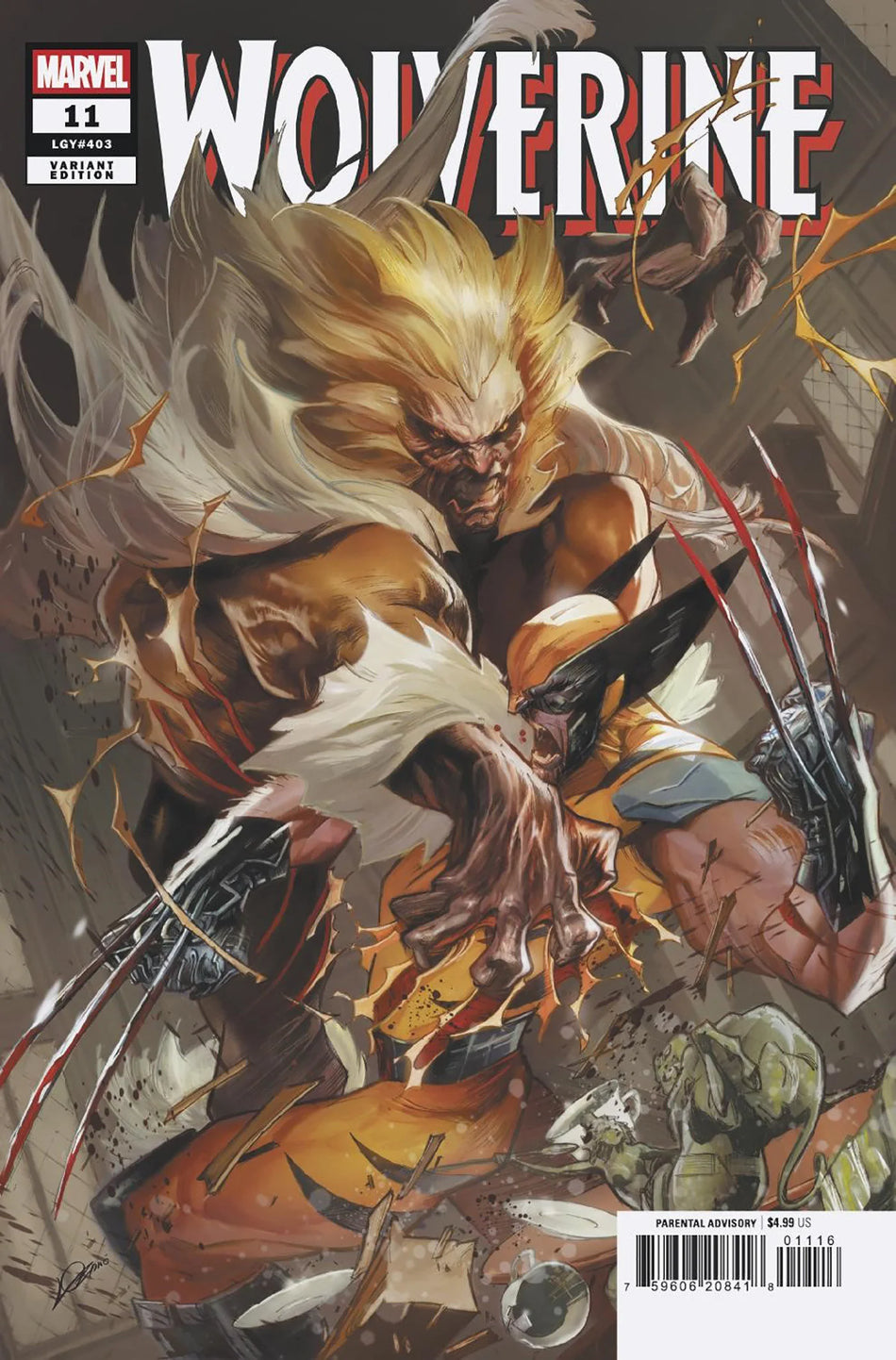 Wolverine #11 Alexander Lozano 1:25 Variant 07/23/25
