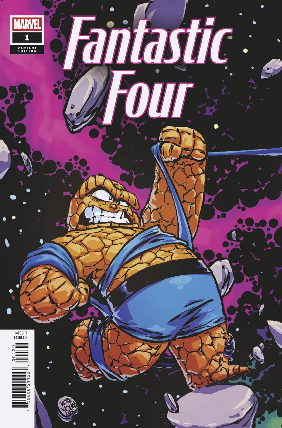 Fantastic Four #1 Skottie Young 5-Part Connecting Variant 07/09/25