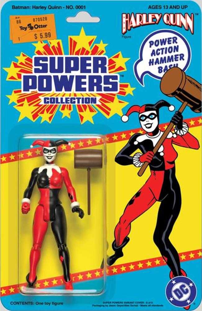 Batman Harley Quinn #1 Facsimile Edition CVR B Jason Geyer & Alex Saviuk Super Powers Card Stock Variant 08/13/25