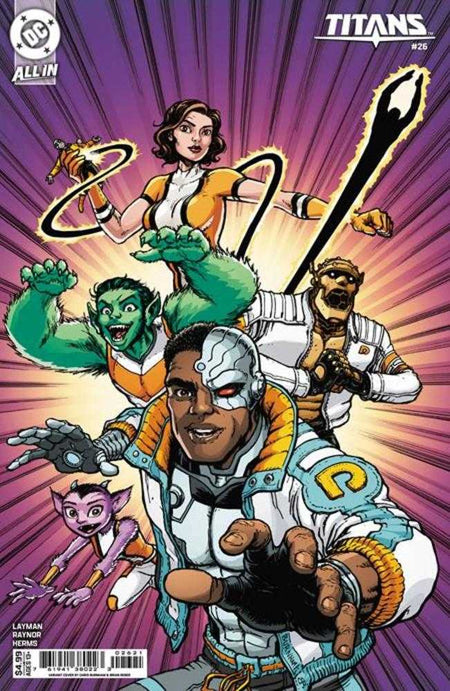 Titans #26 CVR B Chris Burnham Card Stock Variant 08/20/25