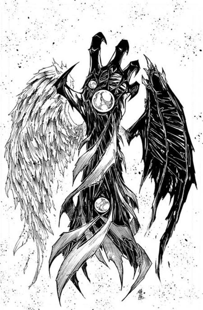 Witchblade #13 CVR D 1:10 Giuseppe Cafaro Black & White Full Art Variant 08/20/25