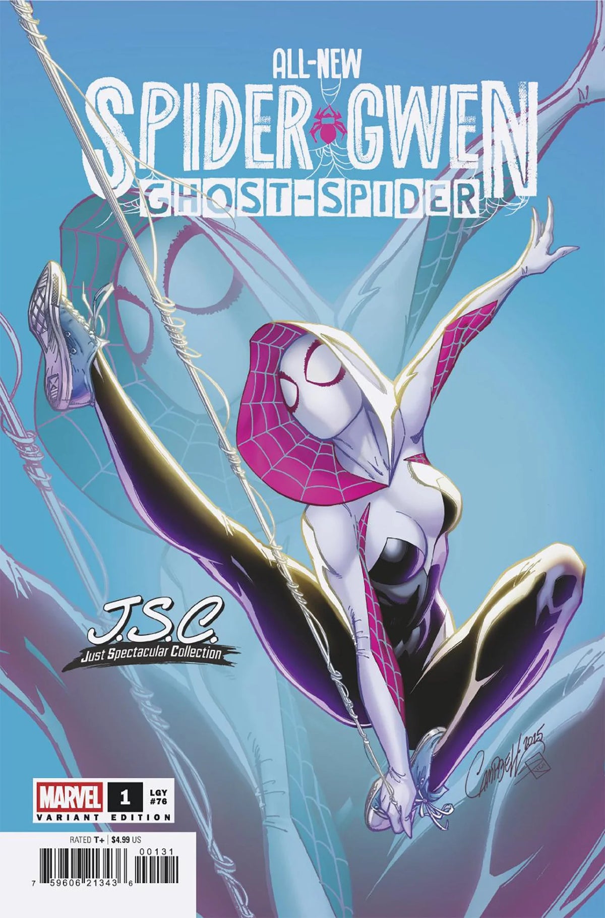 All-New Spider-Gwen: The Ghost-Spider #1 J. Scott Campbell Just Spectacular Collection Variant 08/20/25