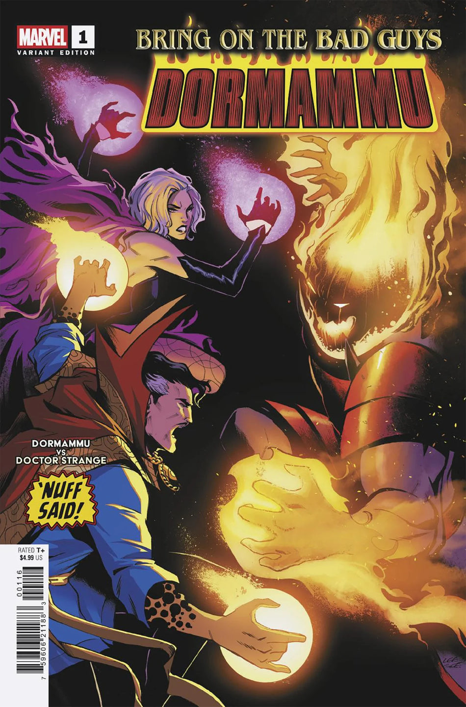 Bring On the Bad Guys: Dormammu #1 Lee Garbett 1:25 Nuff Said Variant 08/27/25
