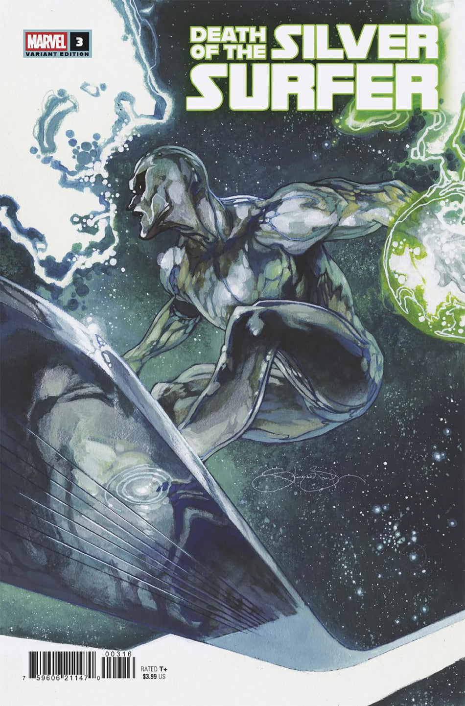 Death of the Silver Surfer #3 Simone Bianchi 1:25 Variant 08/27/25