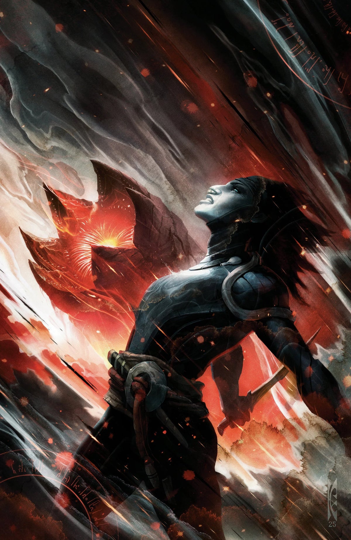 Dune: Edge of A Crysknife: Rage of Shai-Hulud #1 E One-Per-Store Variant Full Art Swanland 08/27/25