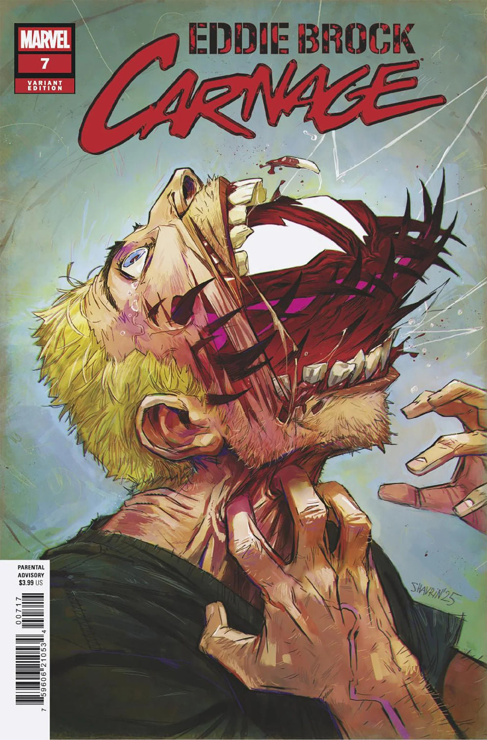 Eddie Brock: Carnage #7 Ivan Shavrin 1:25 Variant 08/13/25