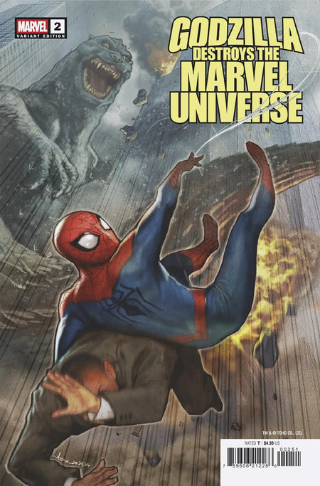 Godzilla Destroys the Marvel Universe #2 Stonehouse Variant 08/20/25