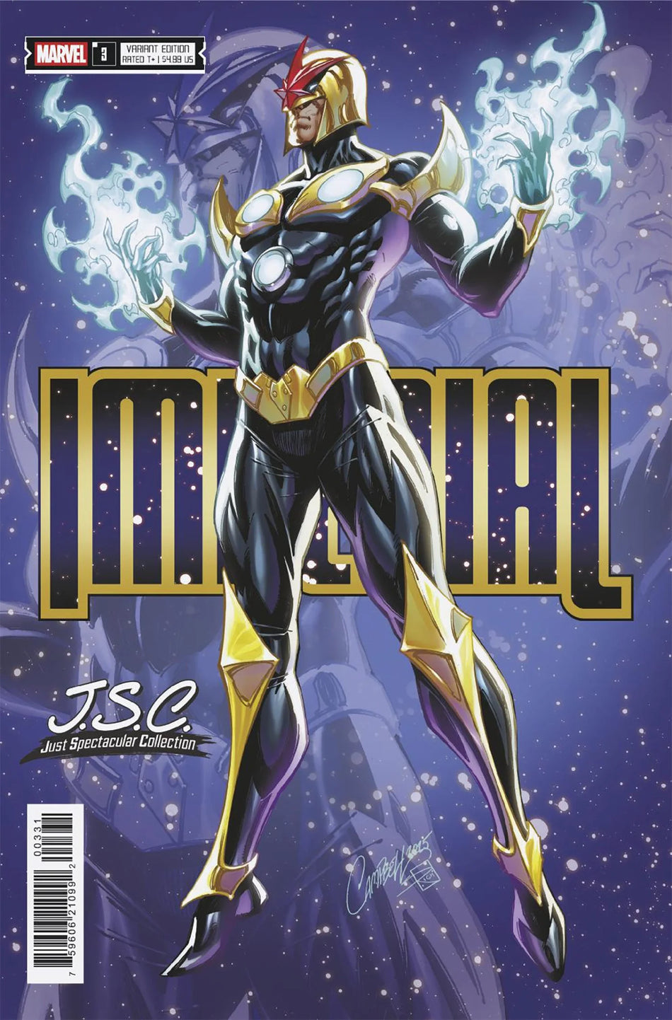 Imperial #3 J. Scott Campbell Just Spectacular Collection Variant 08/20/25