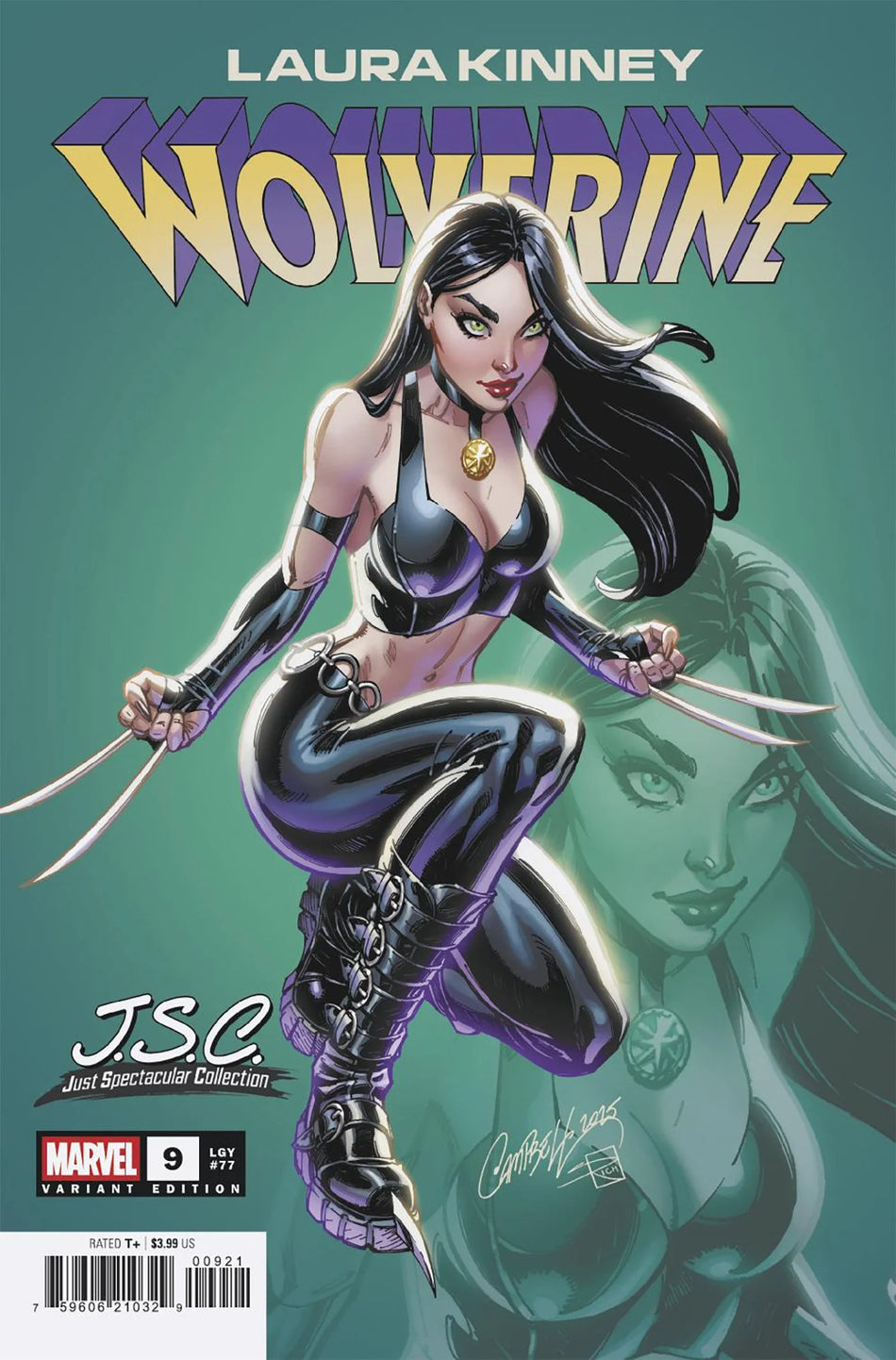 Laura Kinney: Wolverine #9 J. Scott Campbell Just Spectacular Collection Variant 08/13/25
