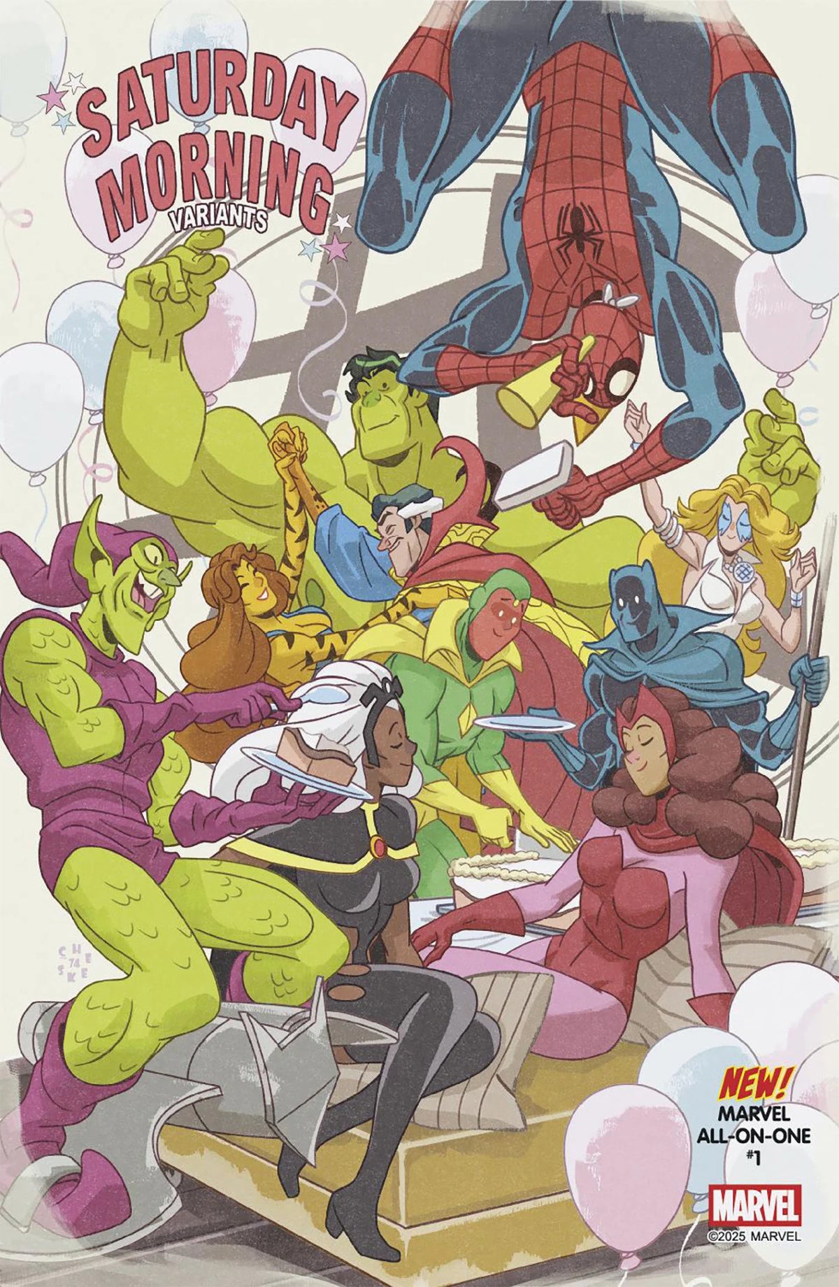 Marvel All-On-One #1 Sean Galloway Saturday Morning Variant 08/20/25
