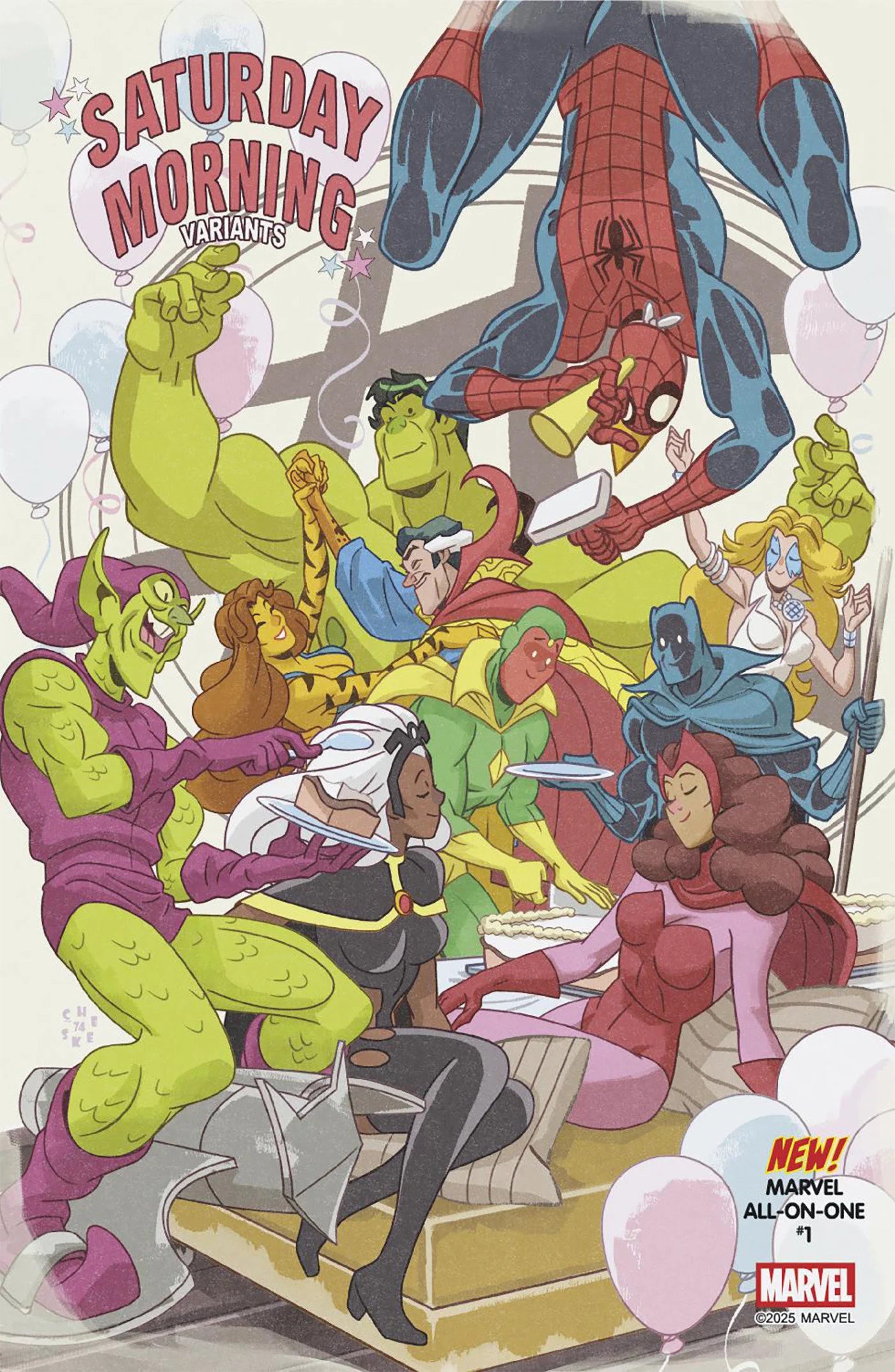 Marvel All-On-One #1 Sean Galloway Saturday Morning Variant 08/20/25
