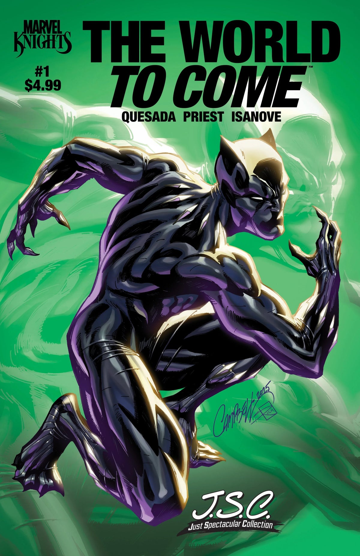 Marvel Knights: World To Come #3 J. Scott Campbell Just Spectacular Collection Variant 10/08/25