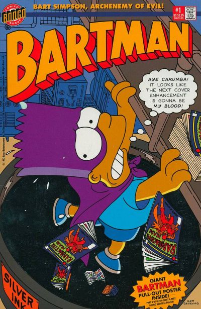 Bartman 1993 #1 Direct ed. - high grade - $16.99