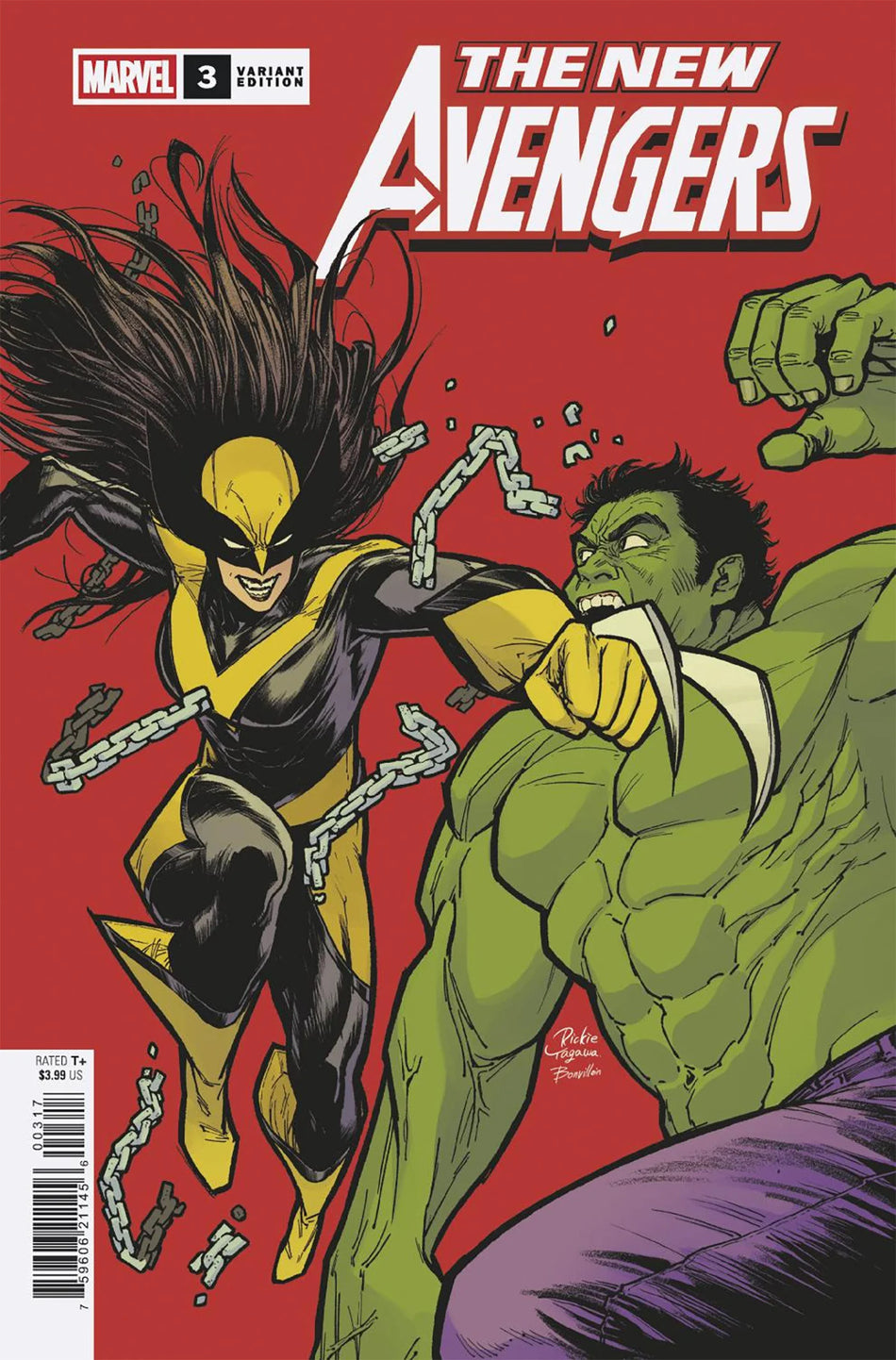 New Avengers #3 Rickie Yagawa 1:25 Variant 08/20/25