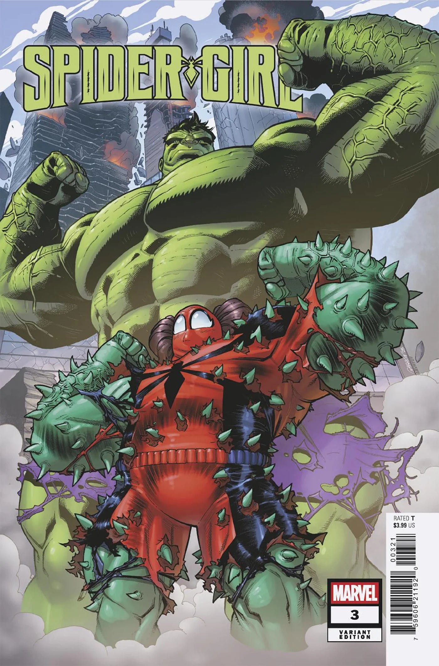 Spider-Girl #3 Javier Garron Spider-Girl Funhouse Mirror Variant 08/20/25
