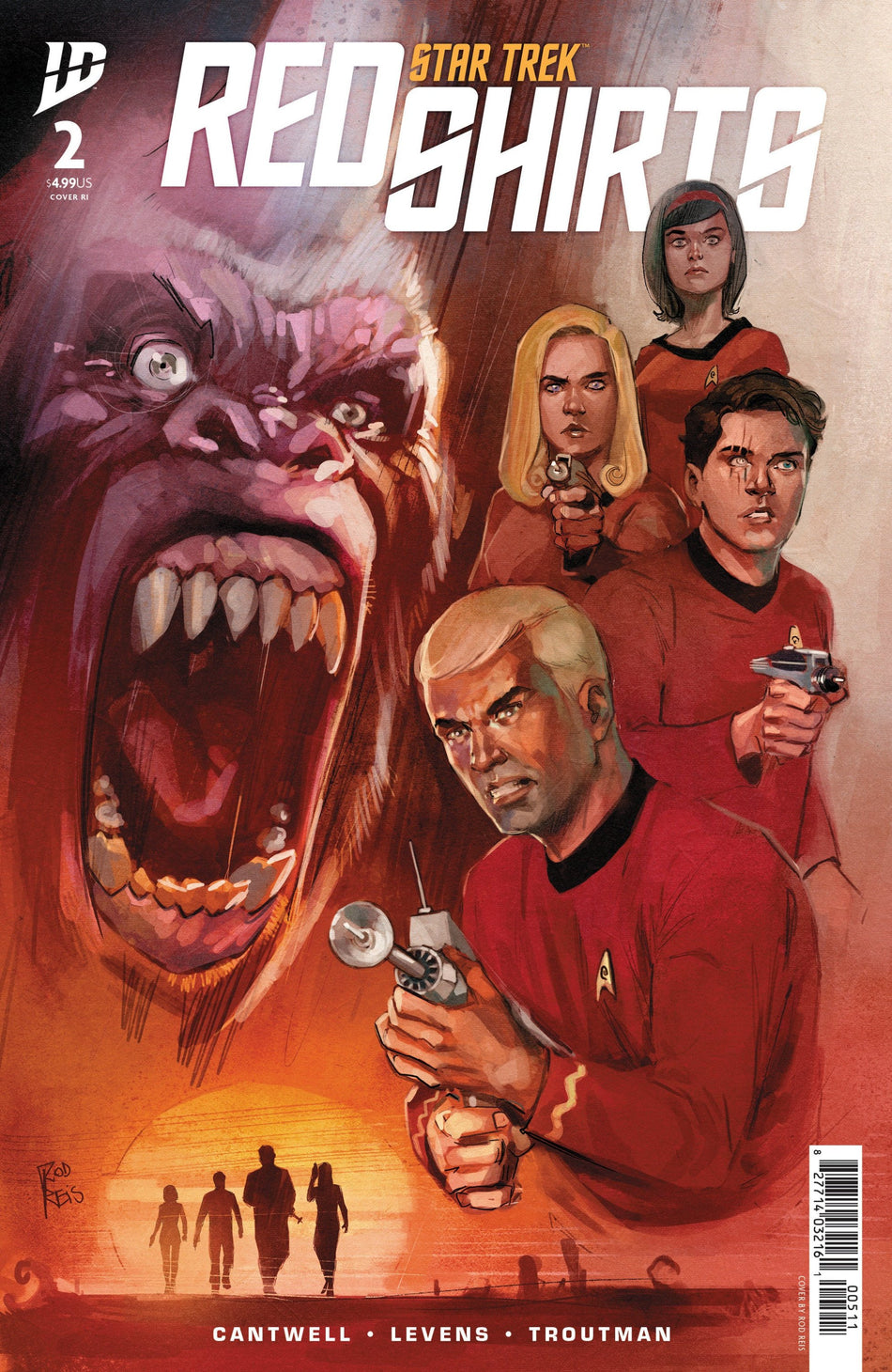 Star Trek: Red Shirts #2 Variant RI 1:10 Reis 09/03/25