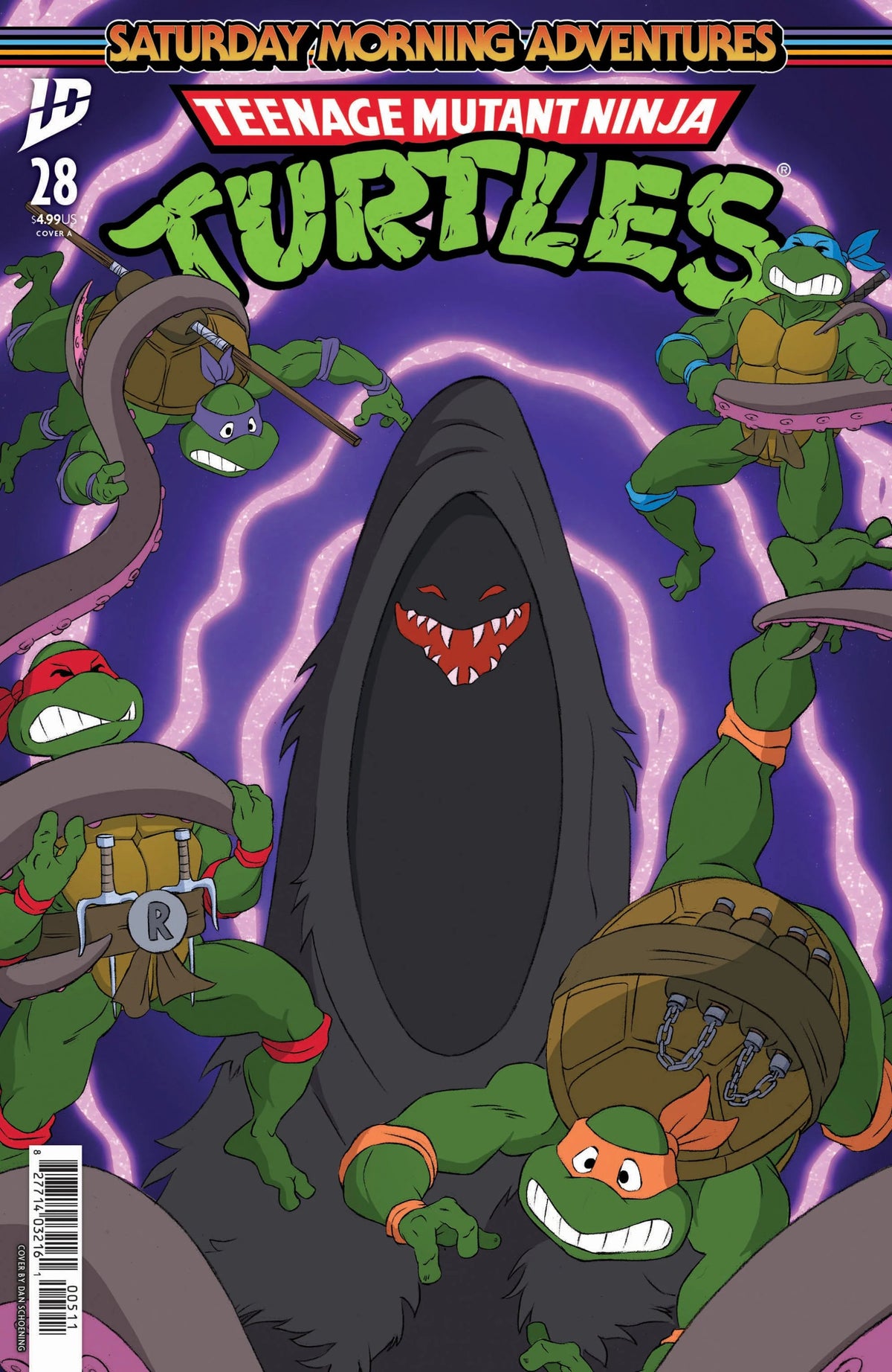Teenage Mutant Ninja Turtles: Saturday Morning Adventures #28 CVR A Schoening 08/27/25