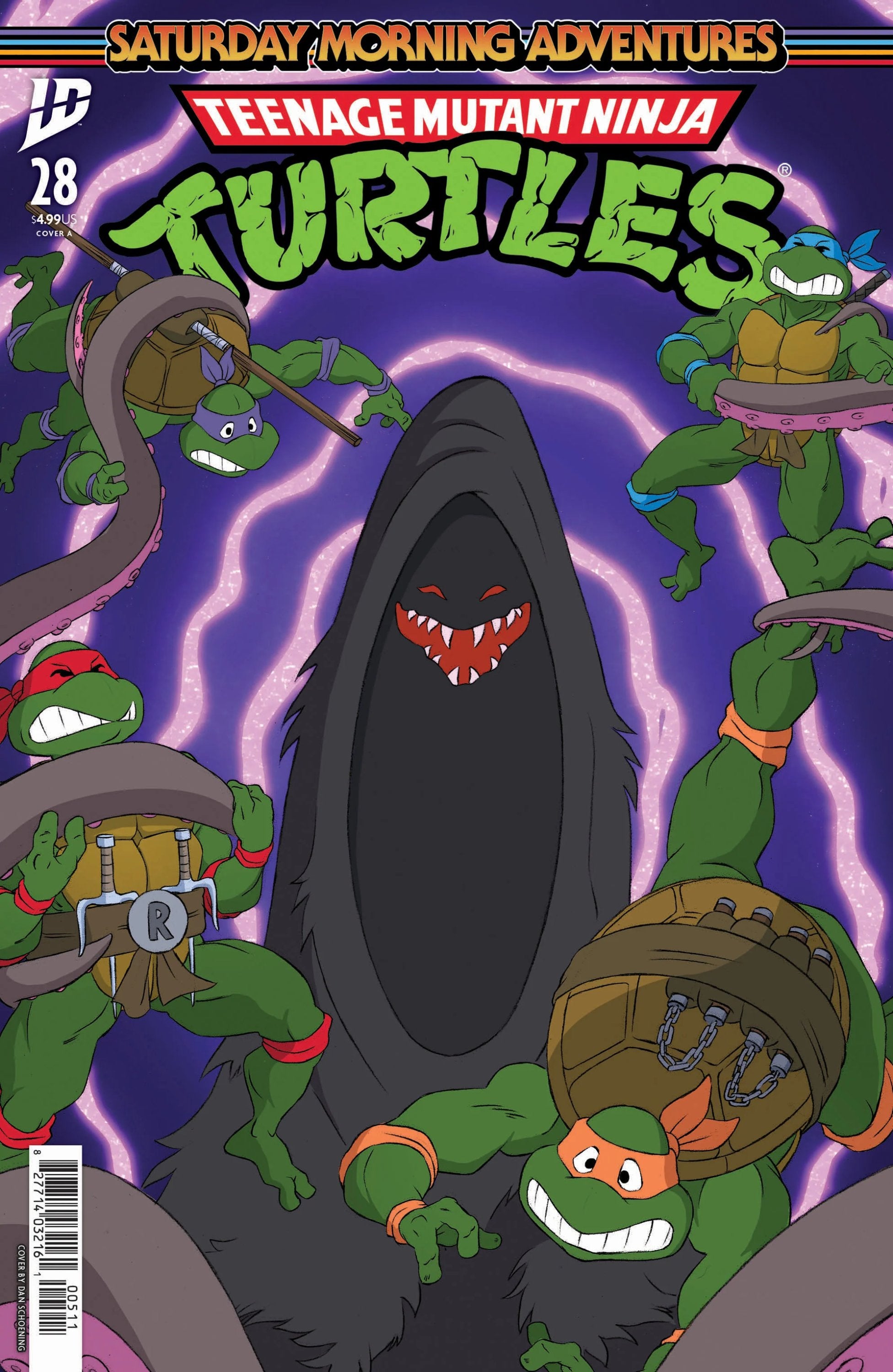 Teenage Mutant Ninja Turtles: Saturday Morning Adventures #28 CVR A Schoening 08/27/25