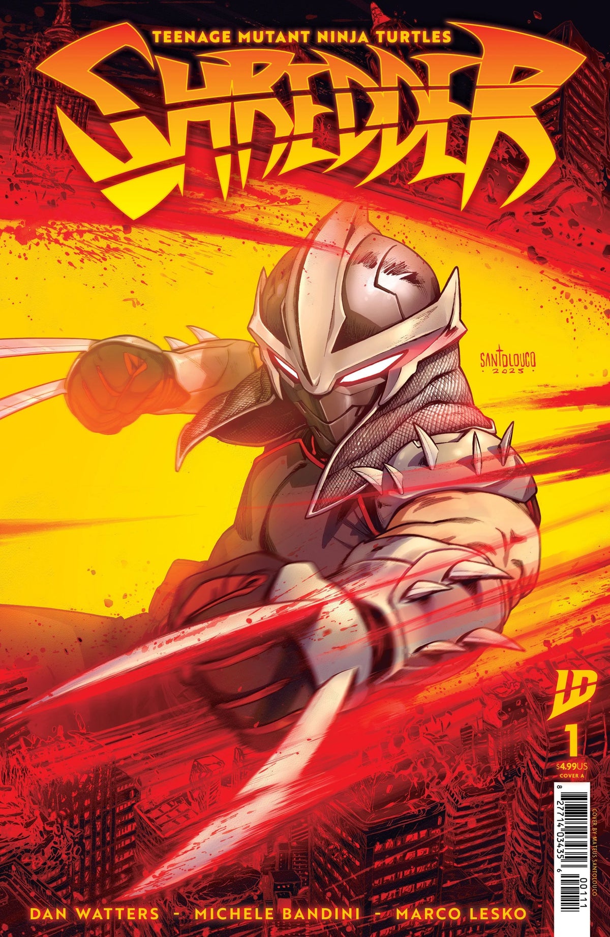 Teenage Mutant Ninja Turtles: Shredder #1 CVR A Santolouco 08/27/25