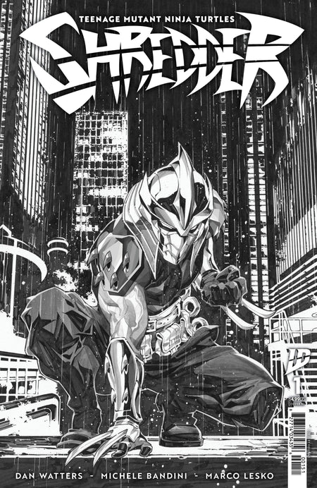 Teenage Mutant Ninja Turtles: Shredder #1 Variant RI 25 Ngu Black & White 08/27/25