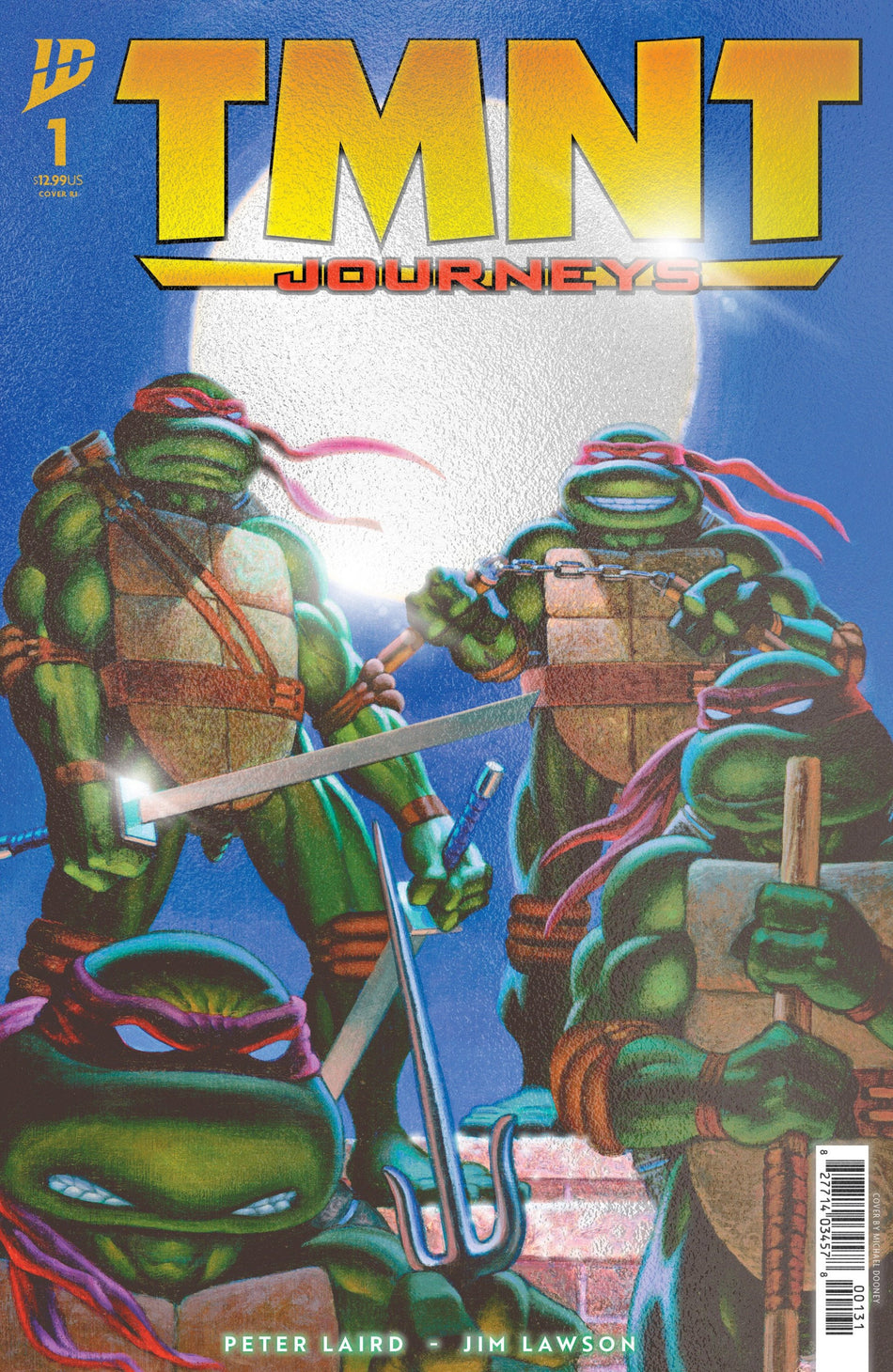 Teenage Mutant Ninja Turtles: Journeys #1 Variant RI 1:10 Foil Laird & Dooney 08/20/25