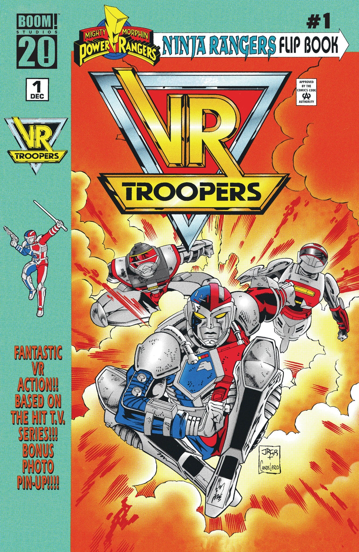 VR Troopers/Power Rangers Flipbook Facsimile Edition #1 A Main Dressed Smith & Ross 08/27/25